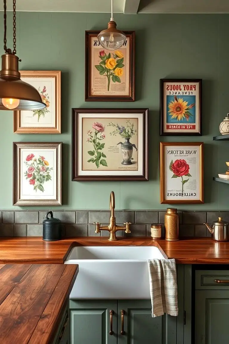 Vintage Kitchen Art Prints