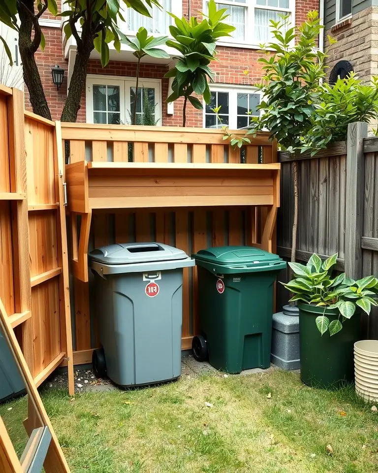 Lean-To Garbage Storage