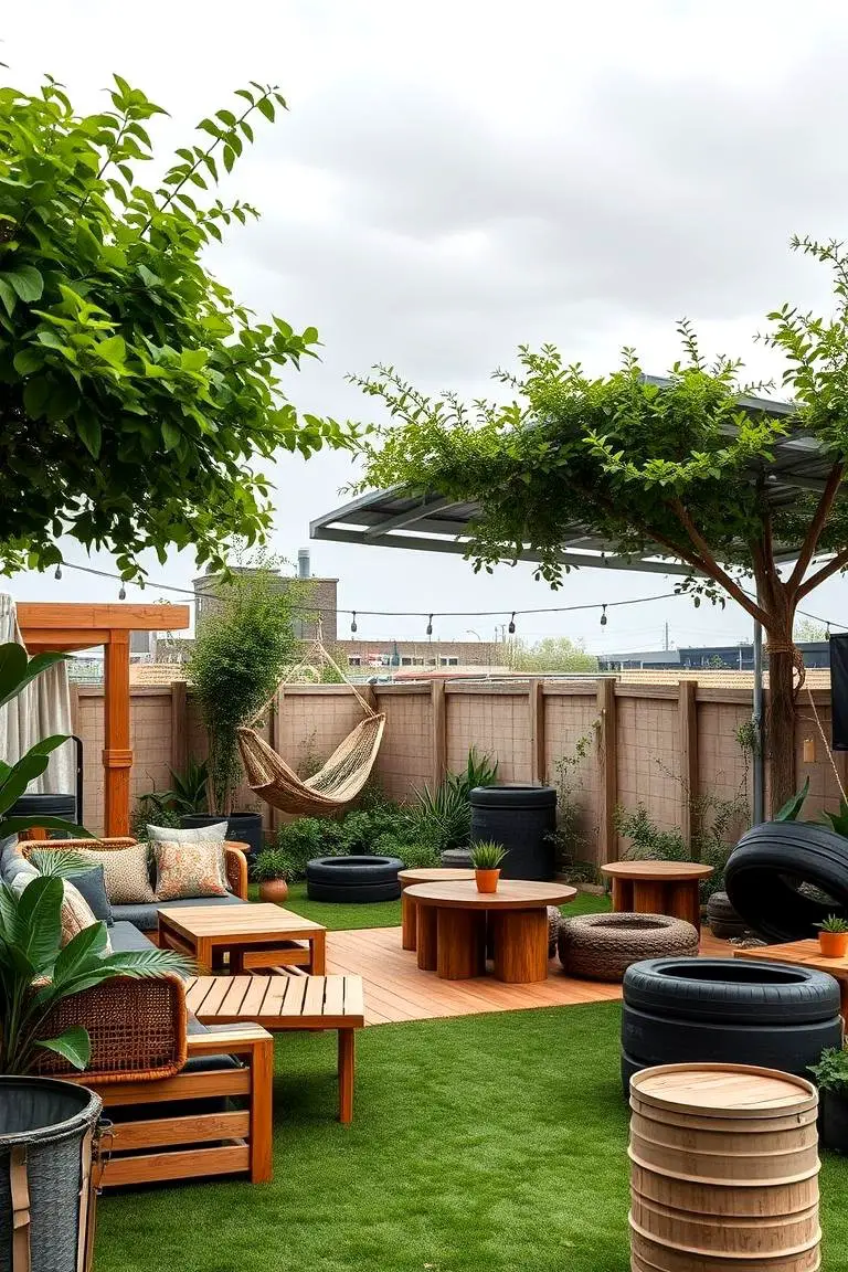 Sustainable Green Living Area