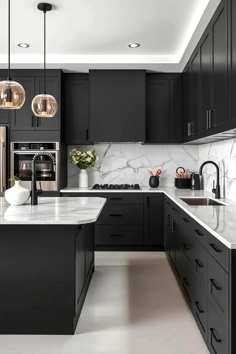 Chic Charcoal Accents