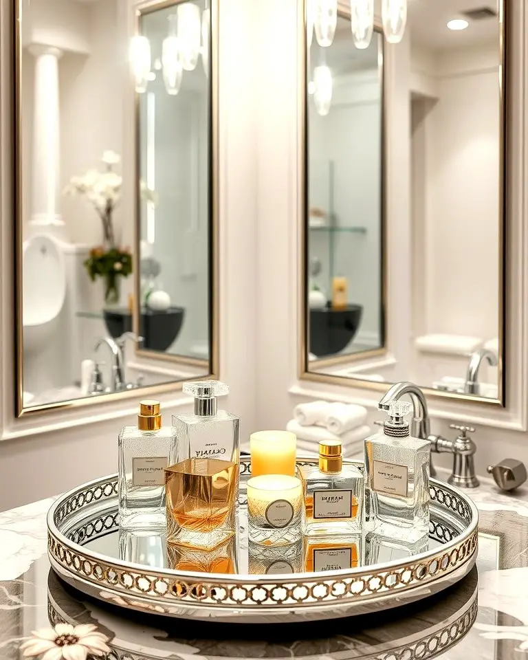 Mirrored Tray for a Glamorous Touch