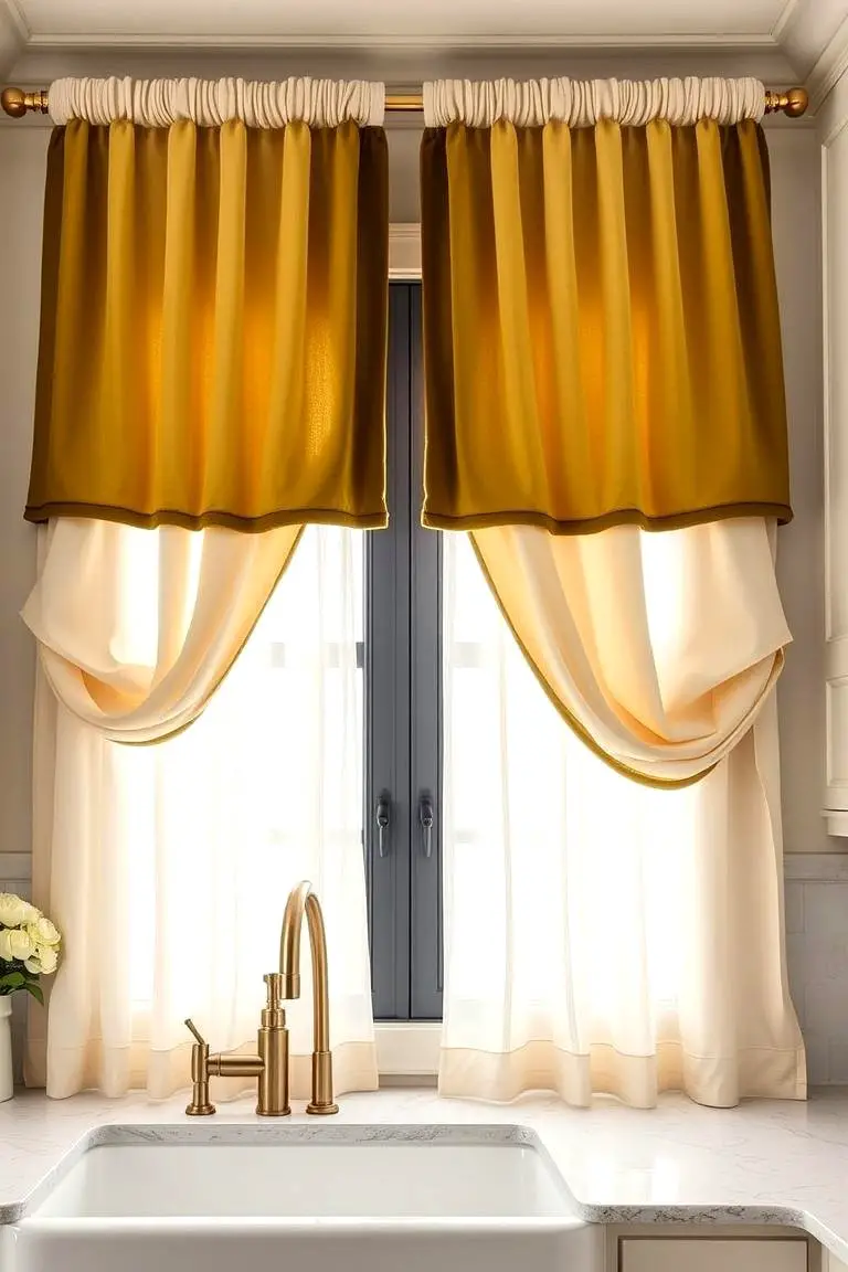 Layered Window Treatments
