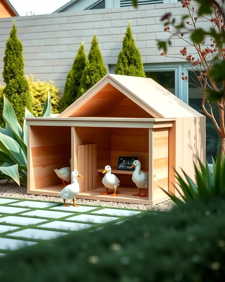 Modern Minimalist Duck House