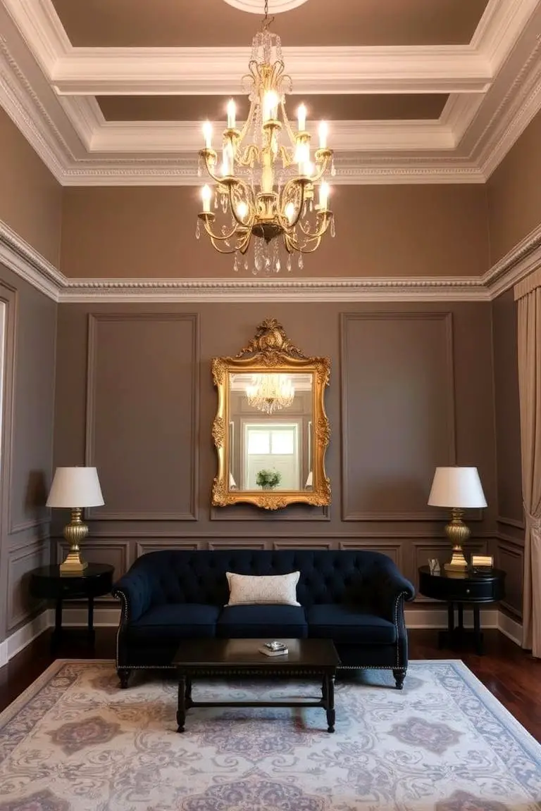 Elegant Crown Molding Details