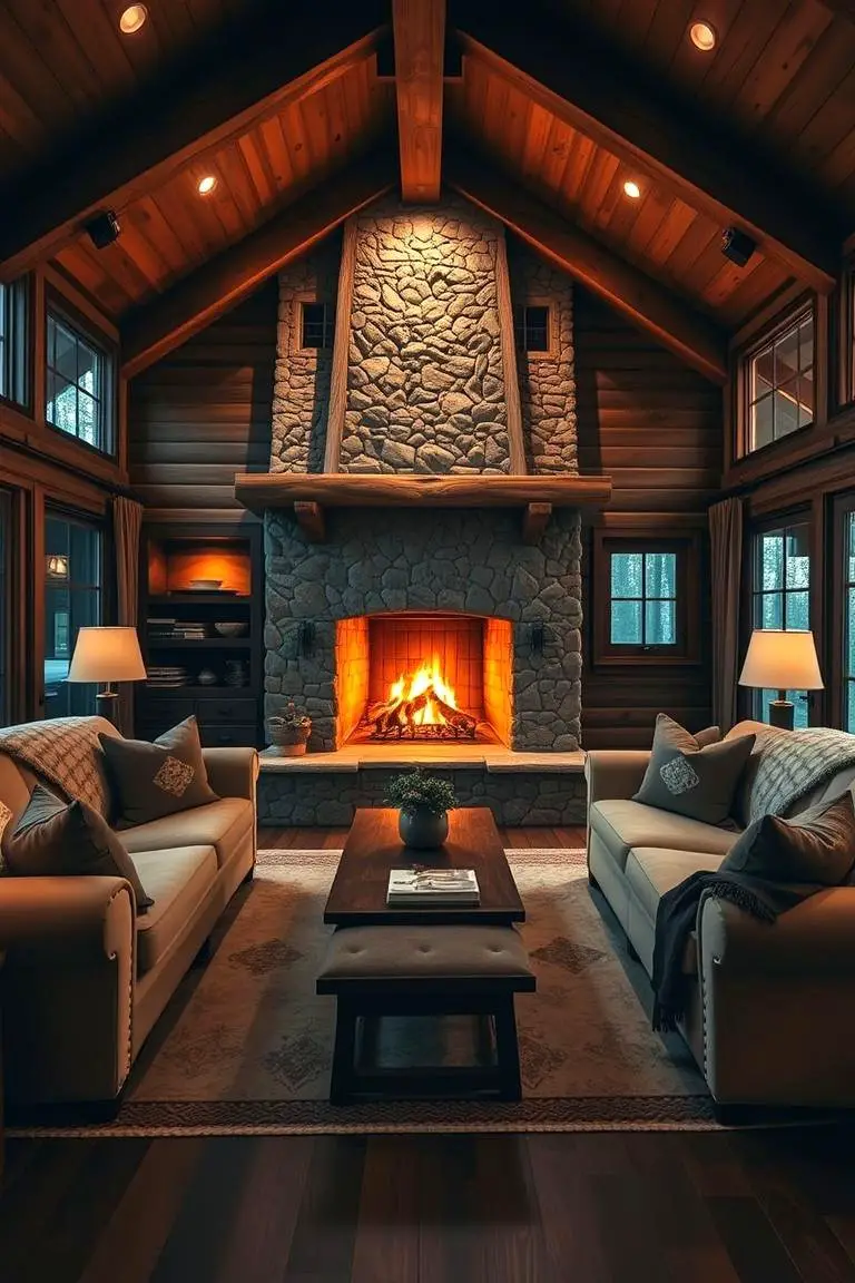Cozy Fireplace Ambiance