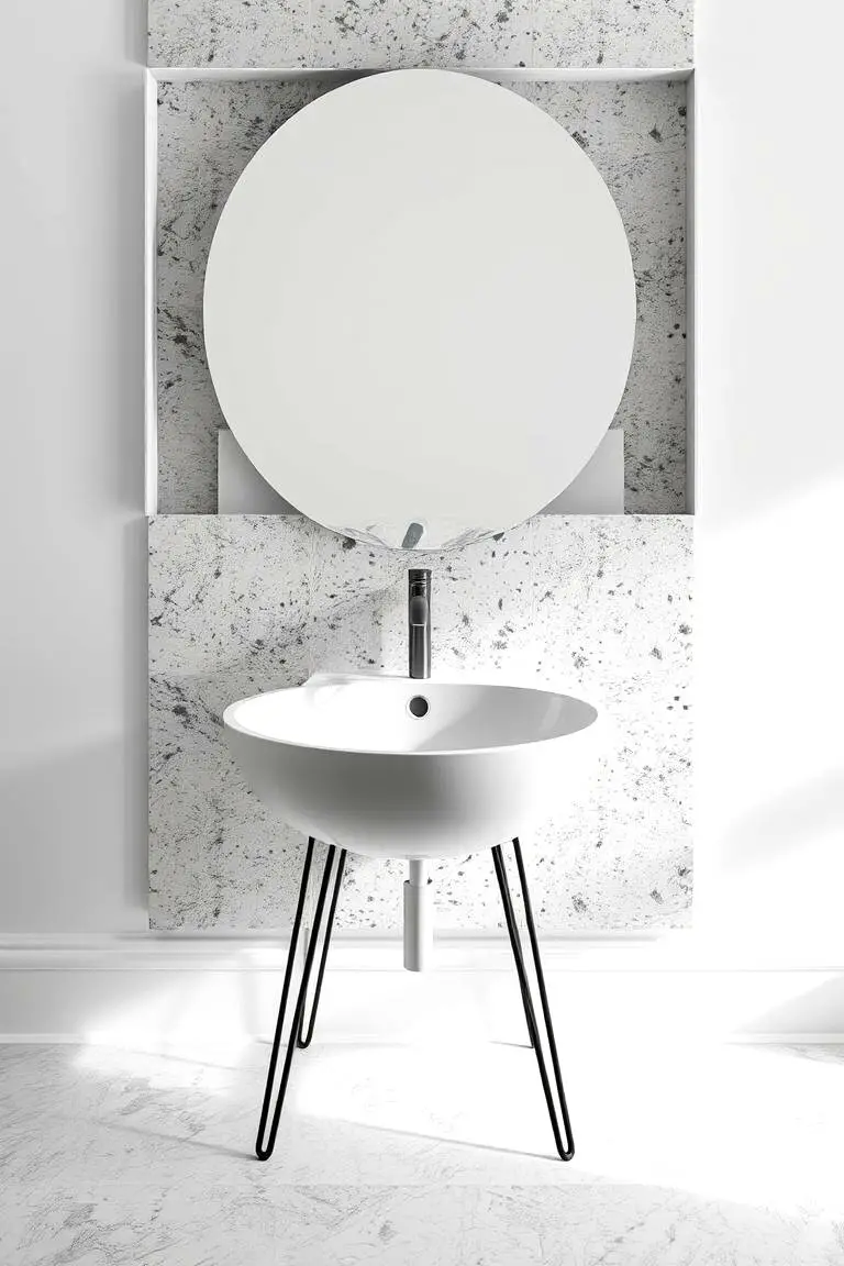 Minimalist Freestanding Sink