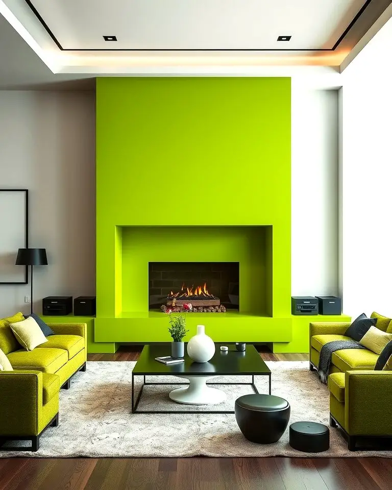 Lime Green Modern Design