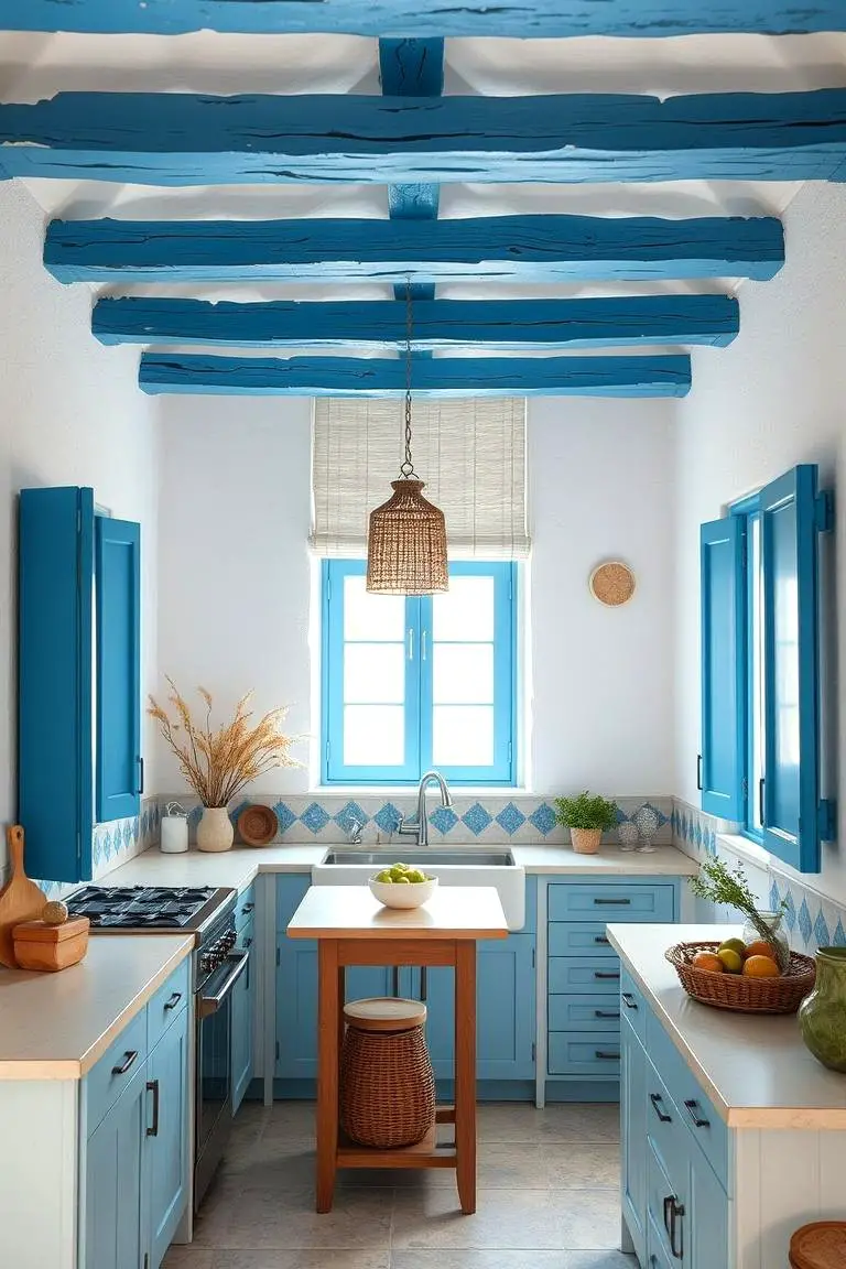 Mediterranean Blue and White Palette