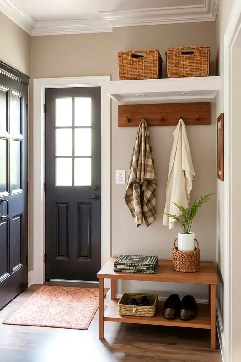 Decluttered Entryways