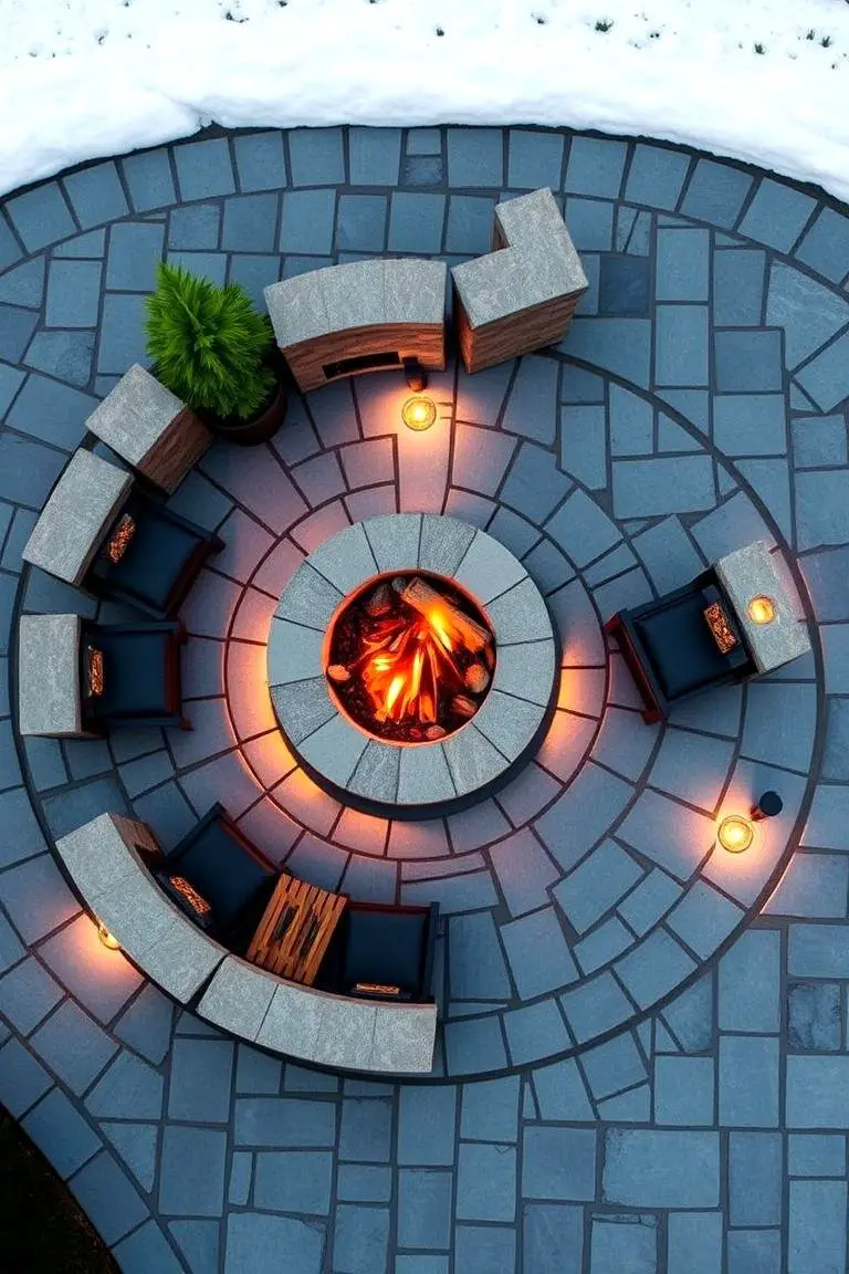 Fire Pit Surround Lighting