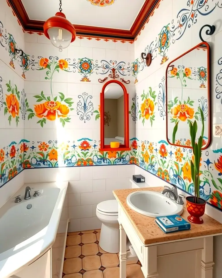 Bold Talavera Tile Accents