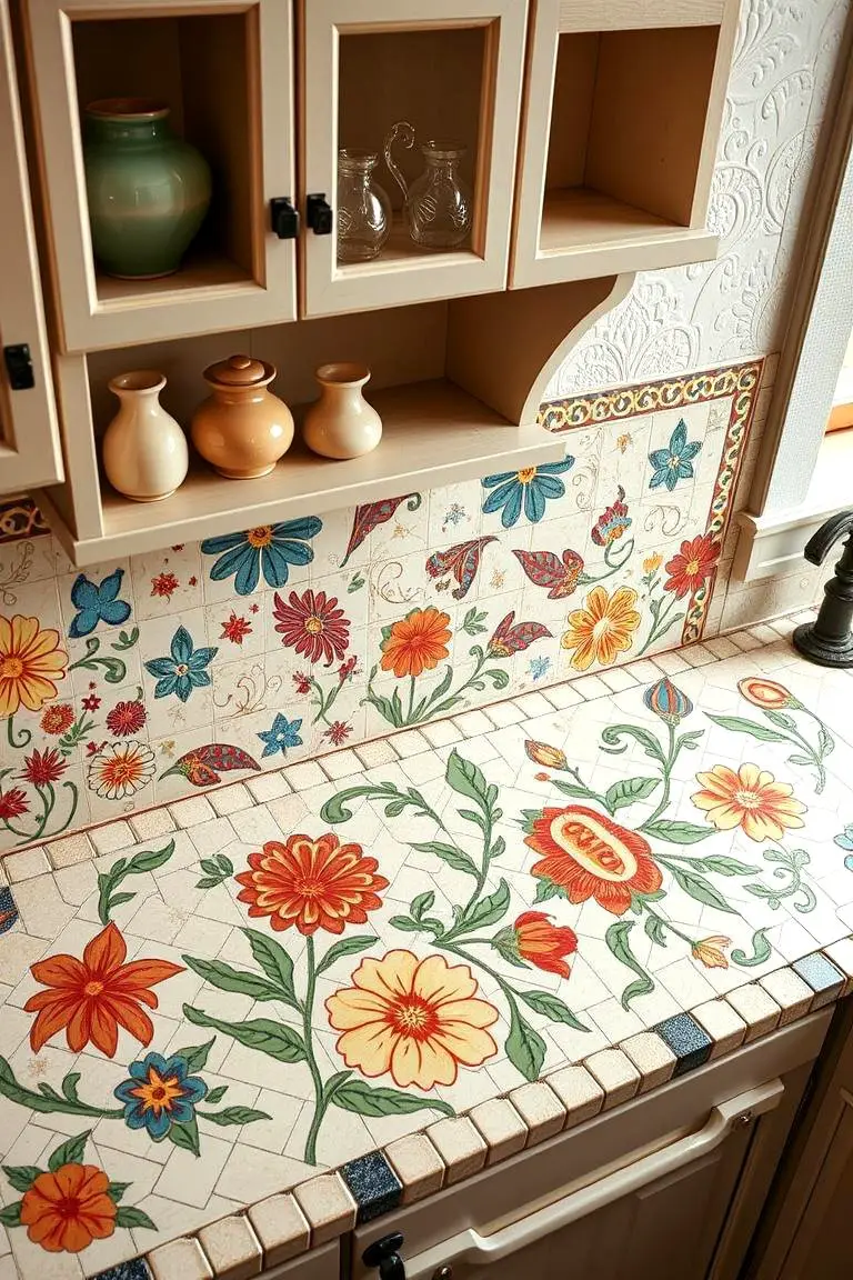 Custom Mosaic Countertops