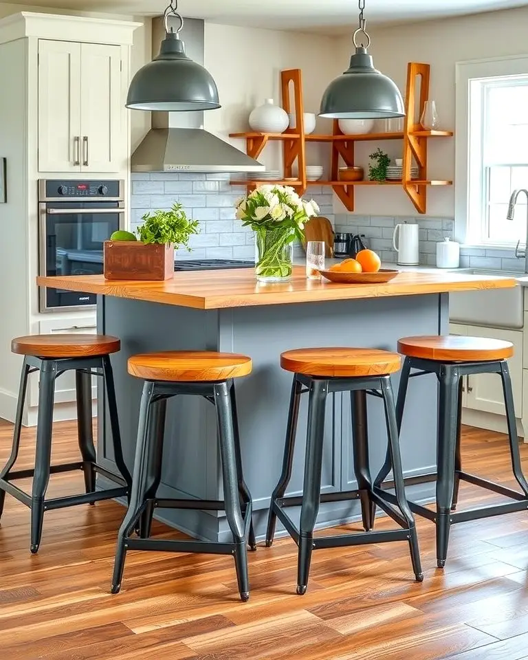 Industrial Bar Stools