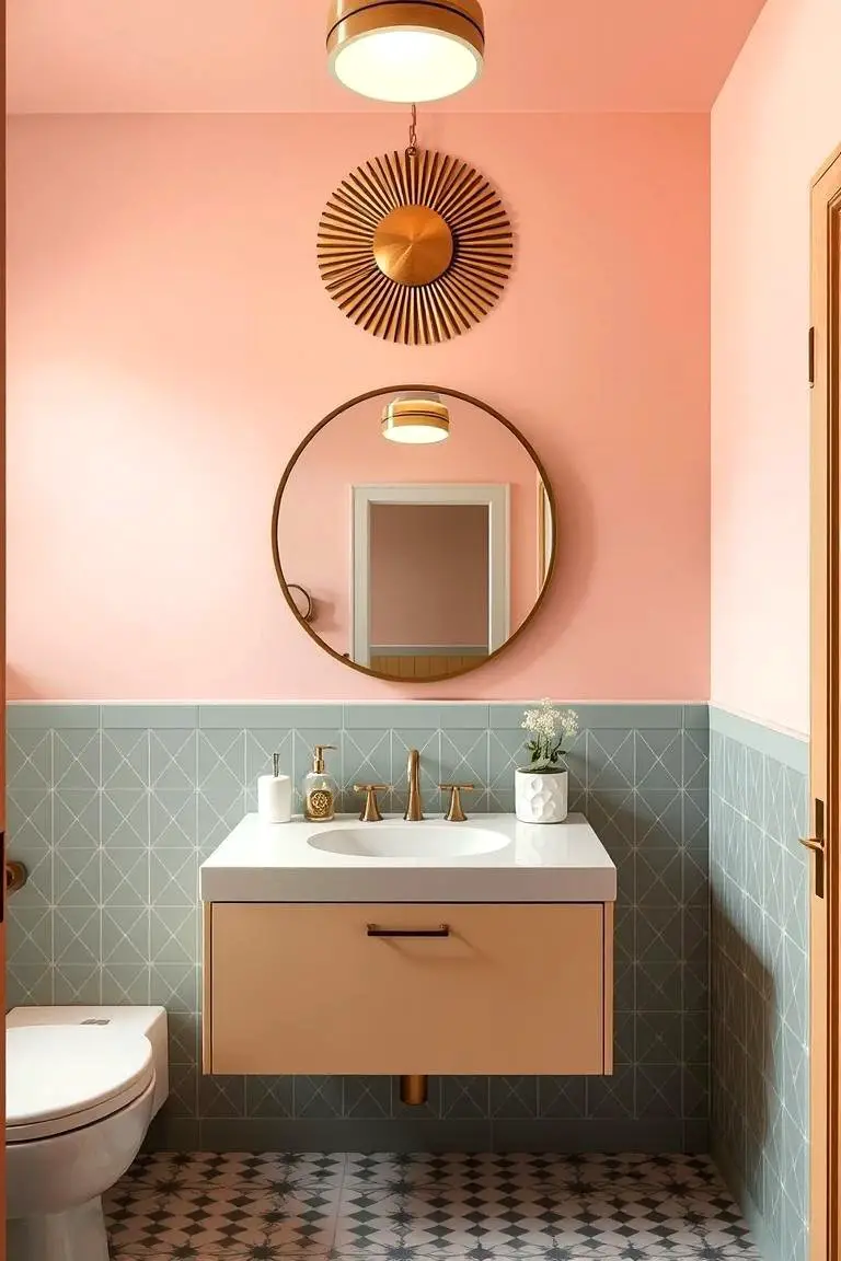 Geometric Tiled Walls