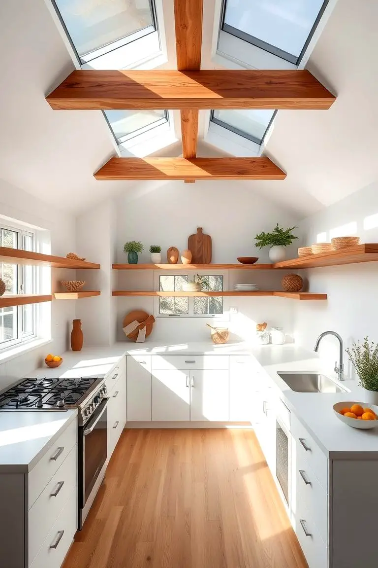 Eco-Friendly White Kitchen Design