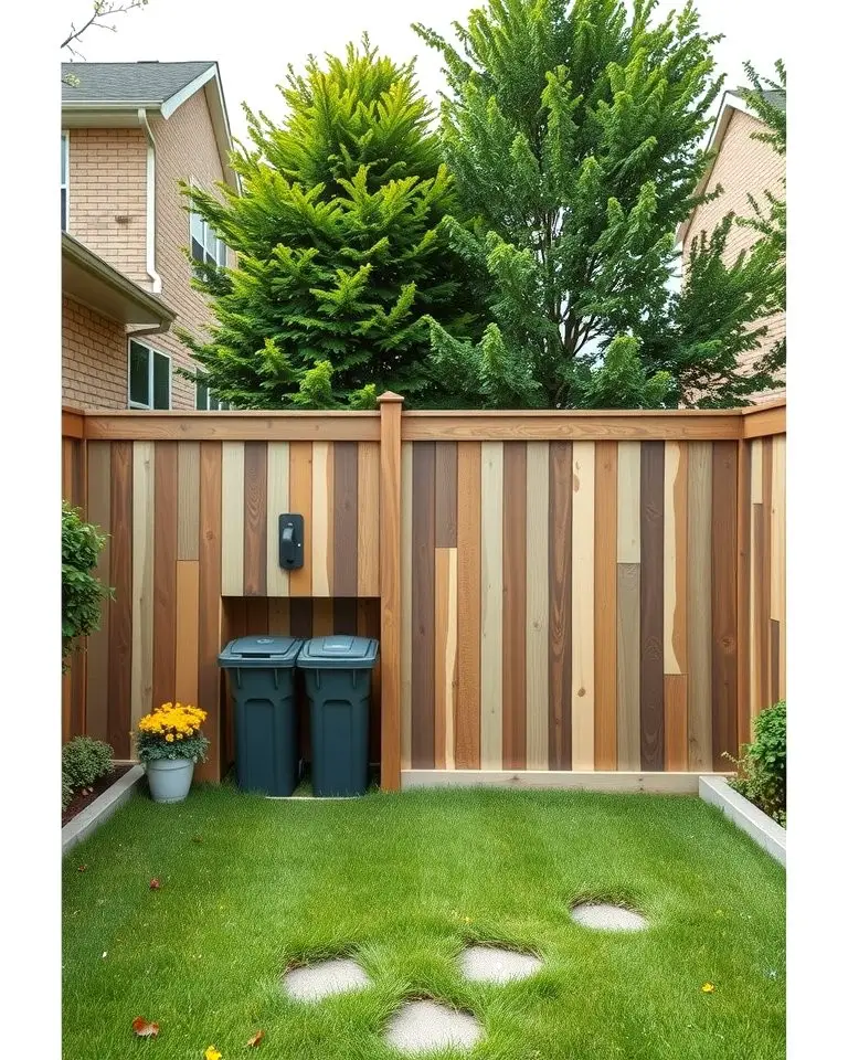 Camouflaged Fence Panels