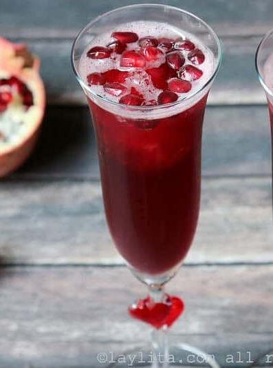 Sparkling Pomegranate Cocktail