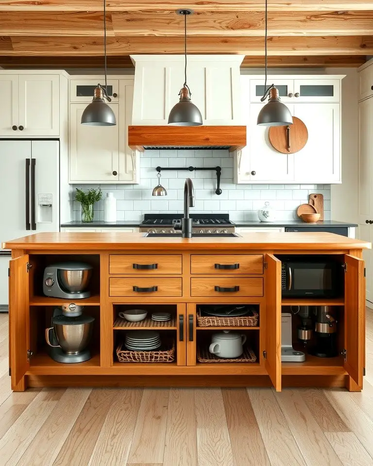 Hidden Appliance Storage
