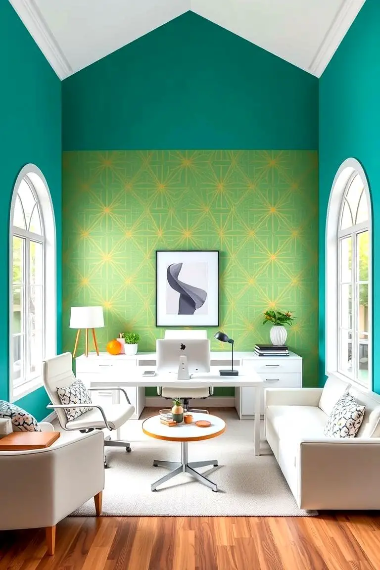 Vibrant Accent Walls