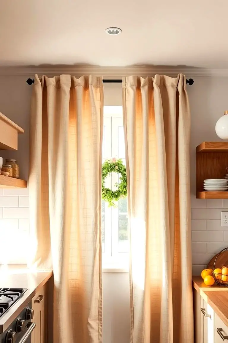 Textured Linen Drapes