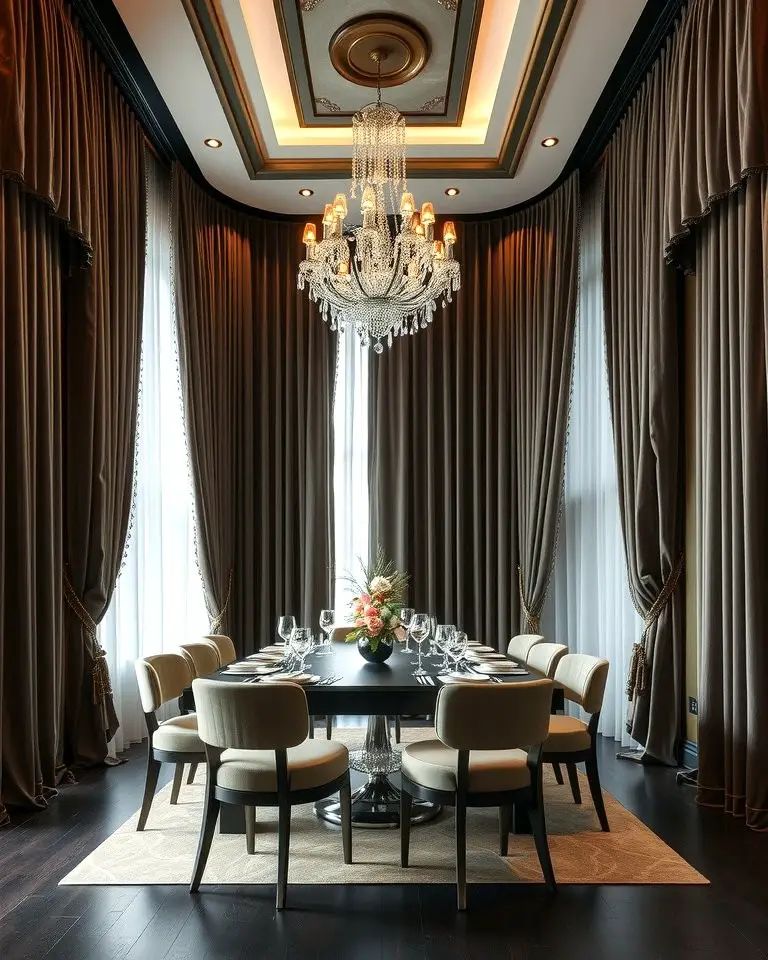 Floor-to-Ceiling Drapes for a Dramatic Effect