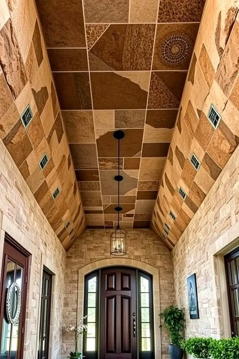 Stone Accent Ceilings