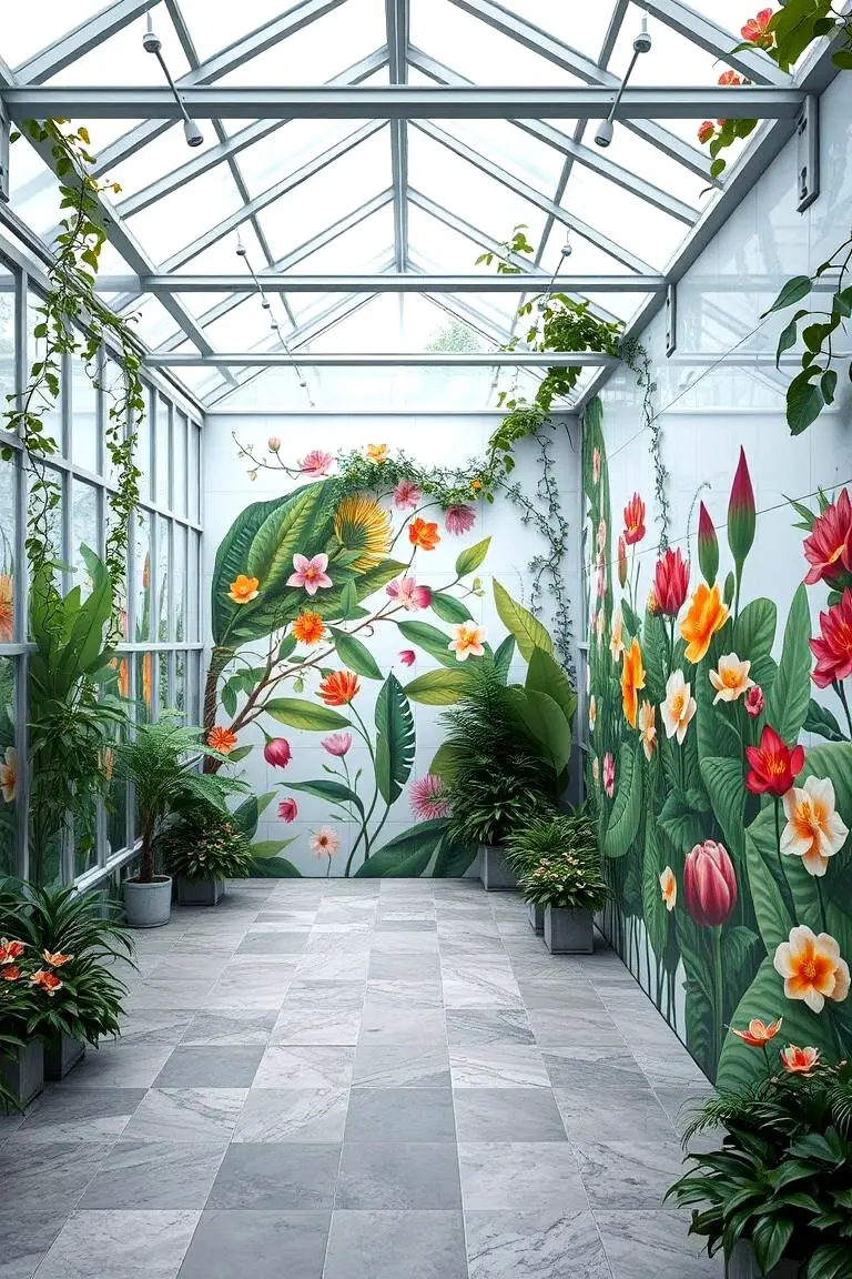 Conservatory Botanical Mural