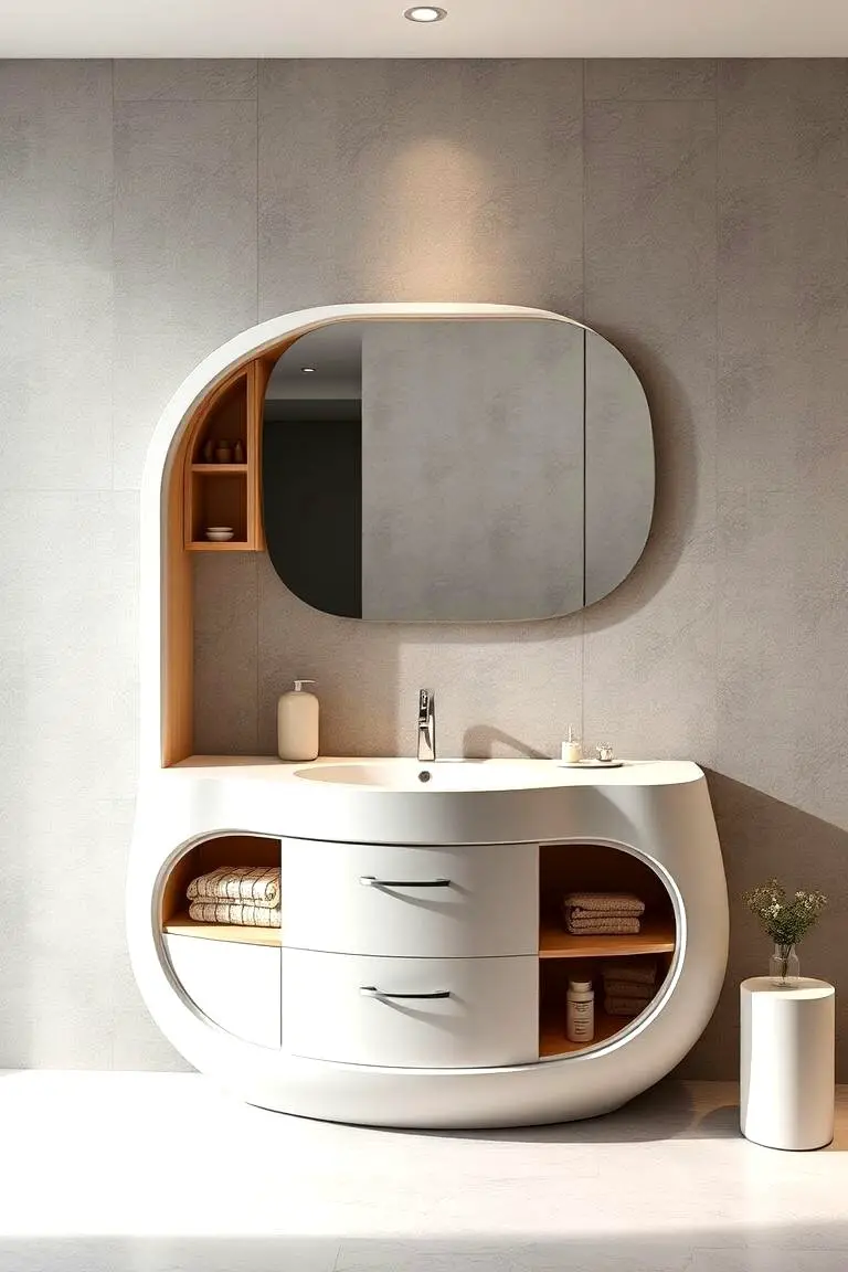 Curved Edge Vanity Concept