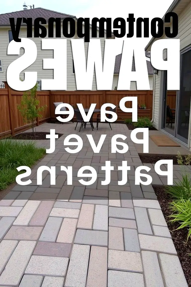 Contemporary Paver Patterns