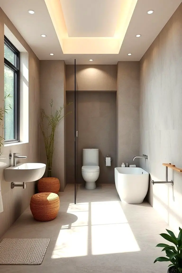 Zen-Inspired Bathroom Retreat