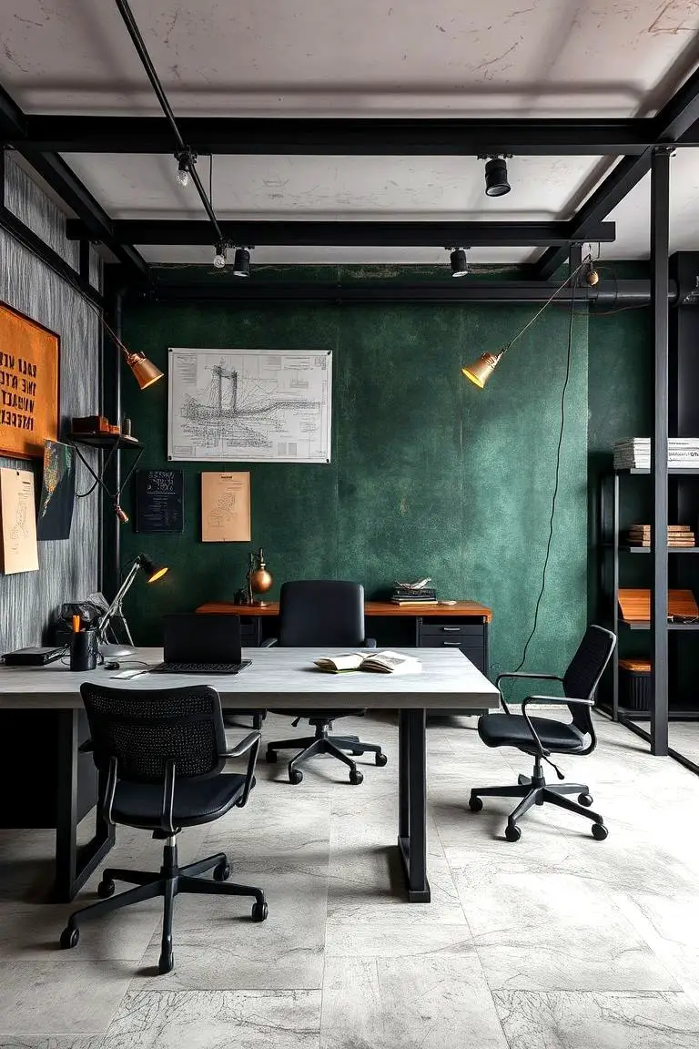 Industrial Dark Green Vibe