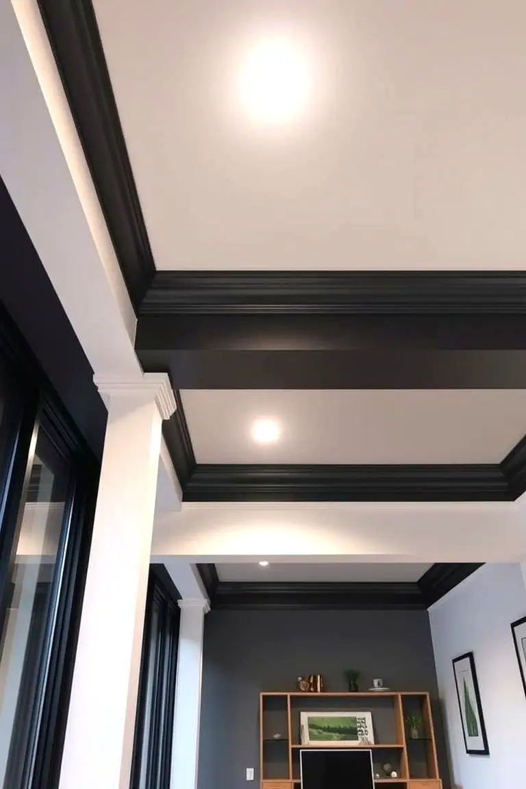 Elegant Two-Tone Crown Molding