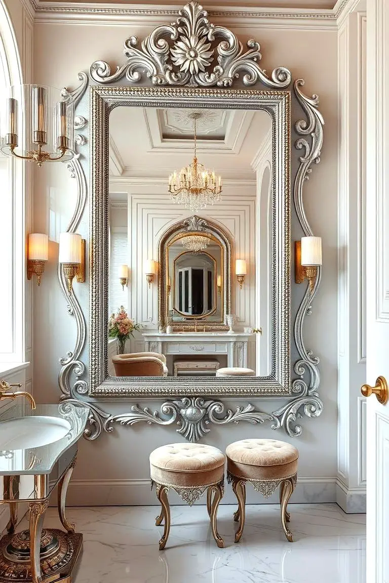 Vintage Hollywood Glam Mirror