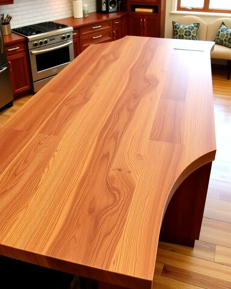 Seamless Style with Waterfall Edge Countertops