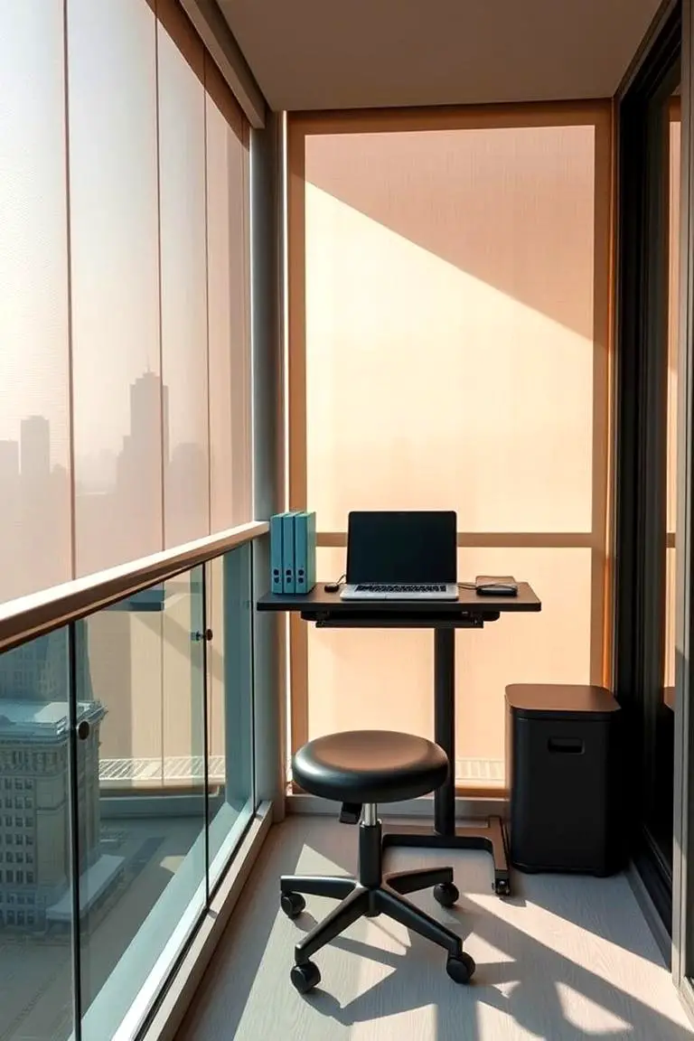 Functional Workspace Balcony