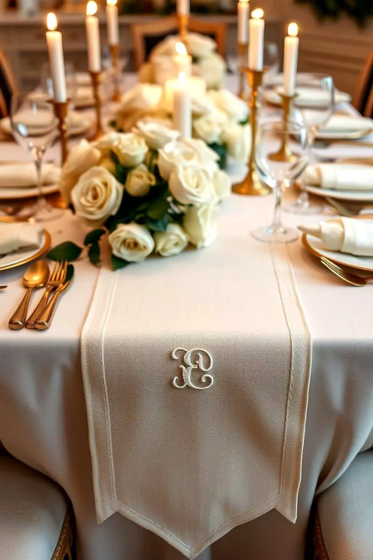 Personalized Monogram Runners