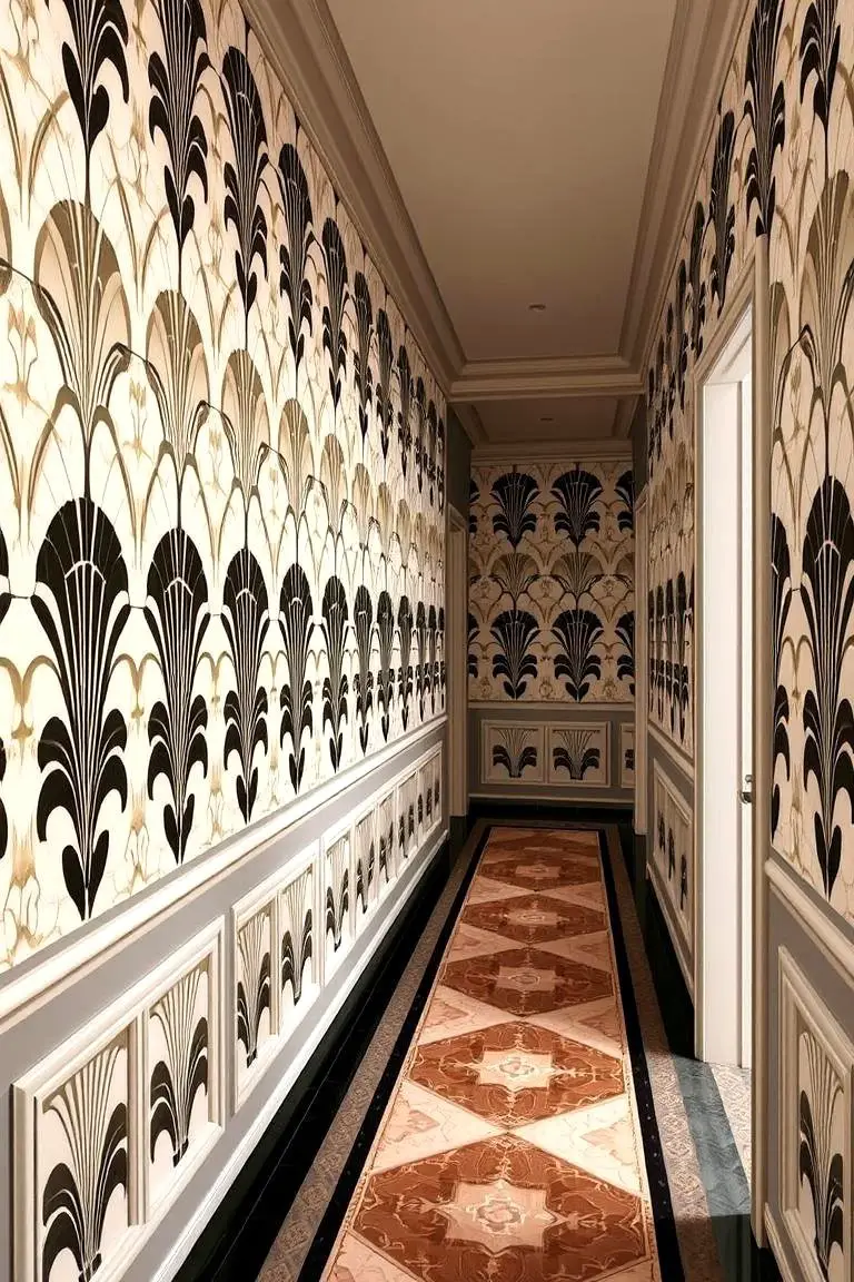 Art Deco Glamour for a Vintage-Inspired Passage