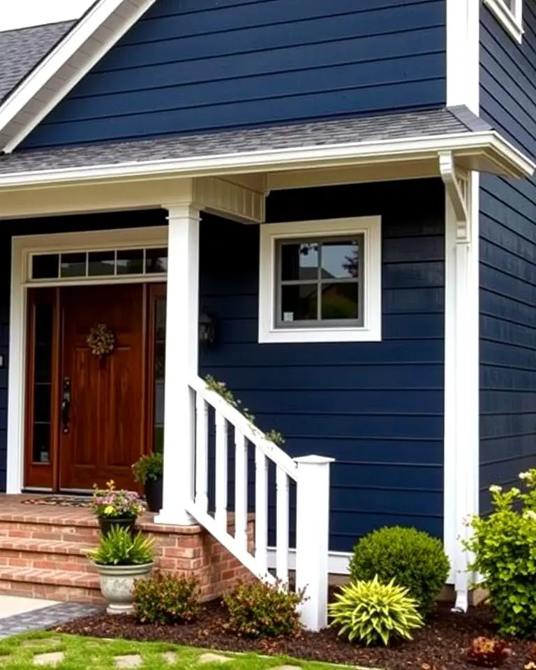 Dramatic Depth with Navy and Gray