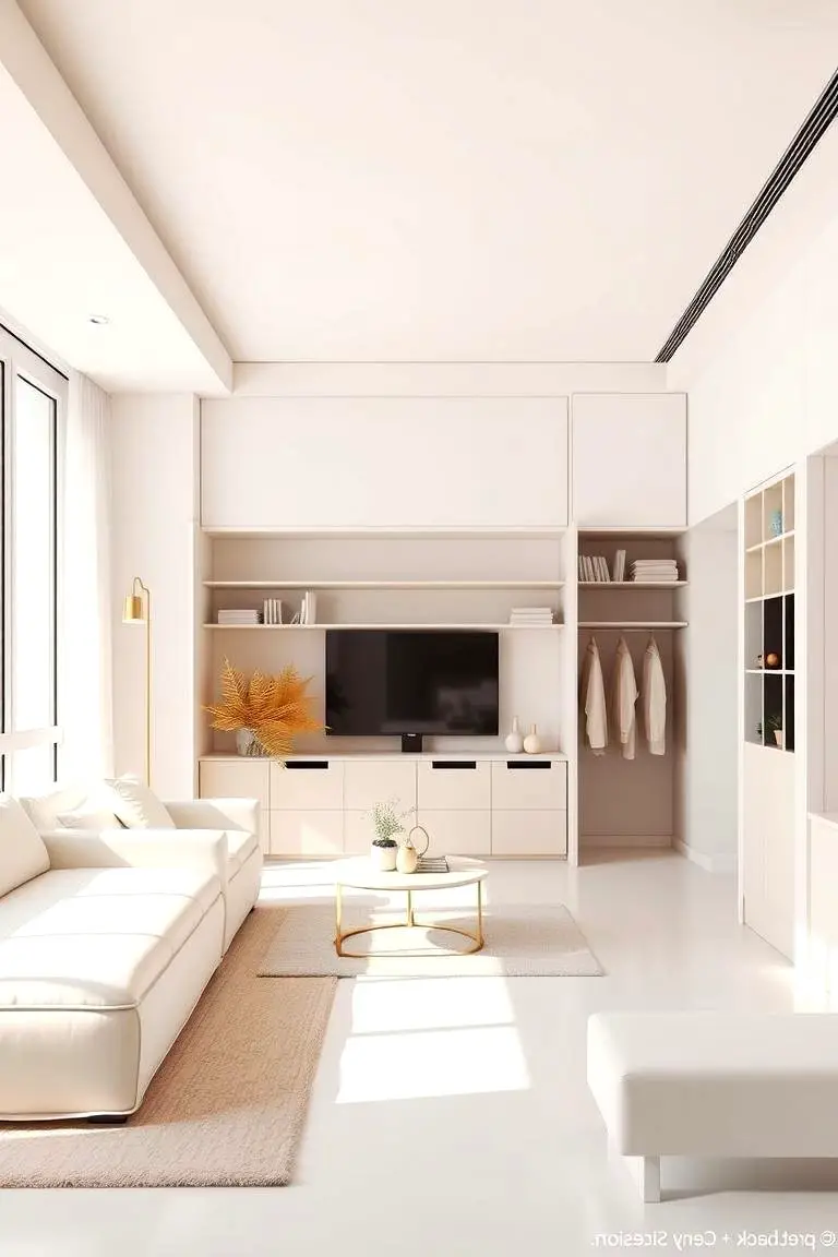 Pastel Modern Minimalist Space