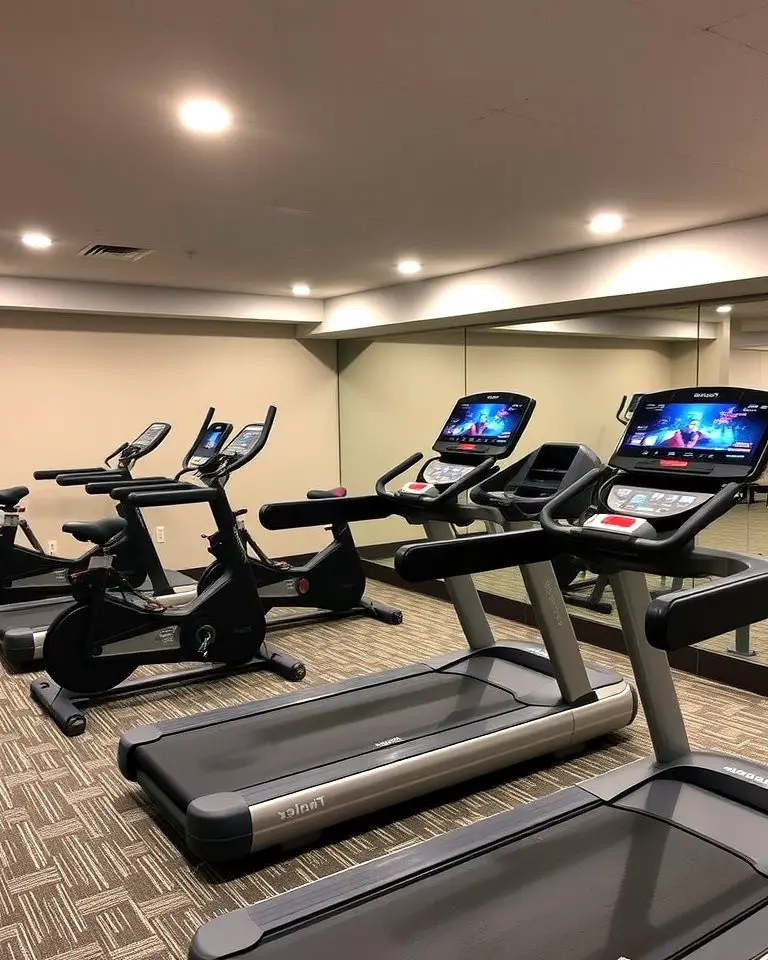 Cardio Zone with Treadmills or Bikes