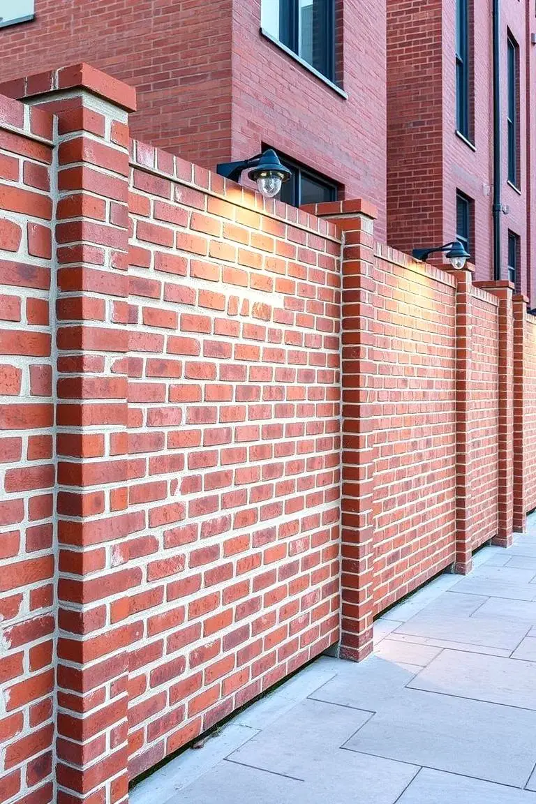 Urban Brick Partition