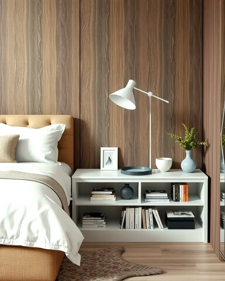 Bench with Built-In Shelving for Extra Storage