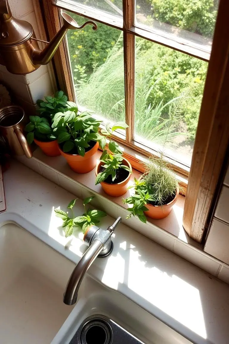 Herb Garden Window Delight