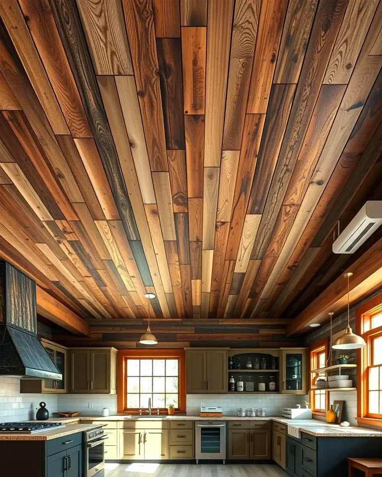 Reclaimed Barnwood Ceiling