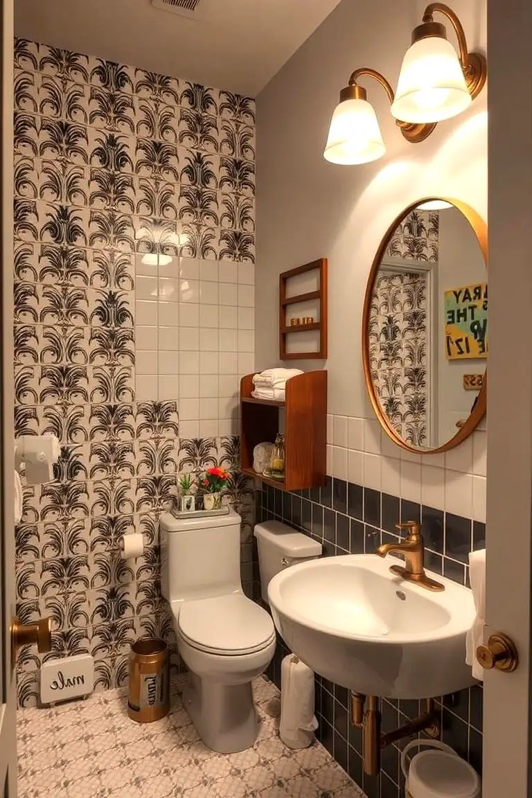 Eclectic Mix Bathroom