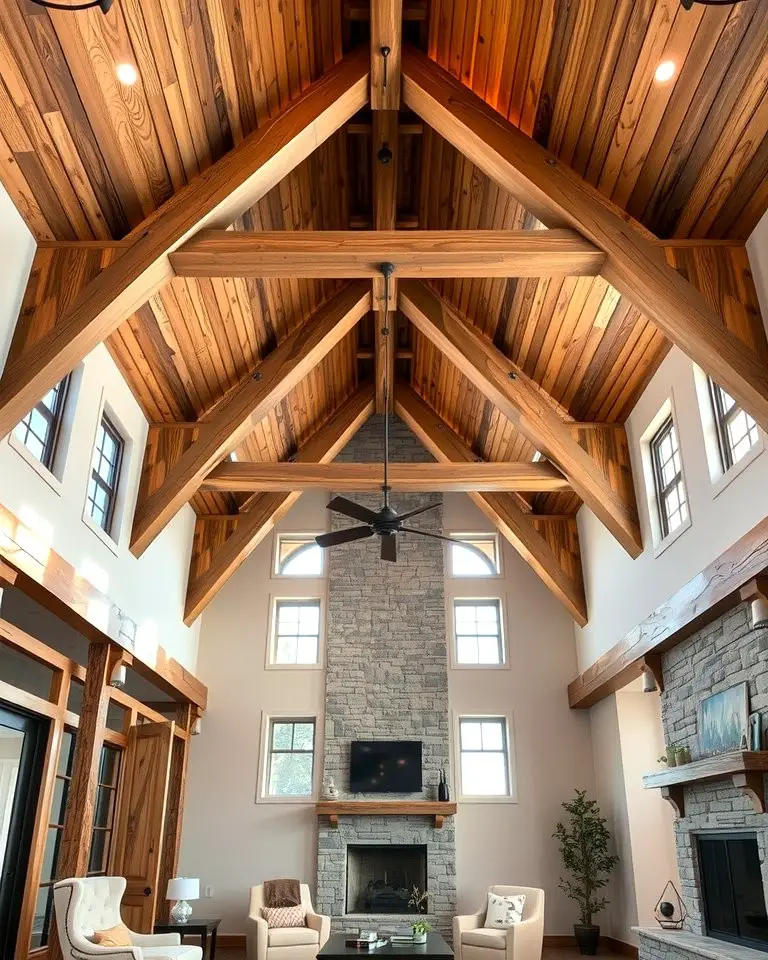 Exposed Timber Trusses for Architectural Drama