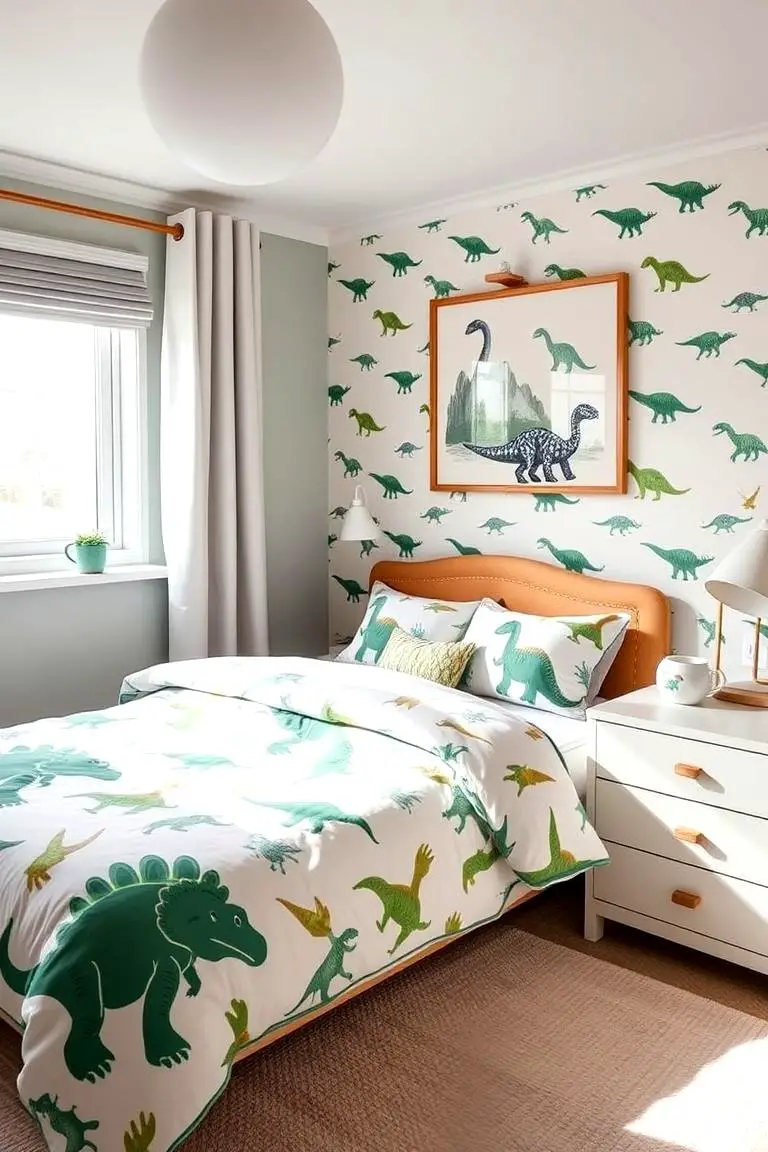 Dinosaur Bedding and Pillows