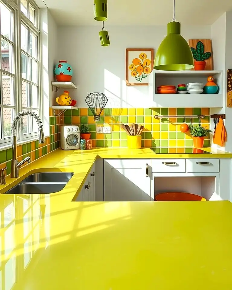 Eclectic Energy with Lime Green Epoxy