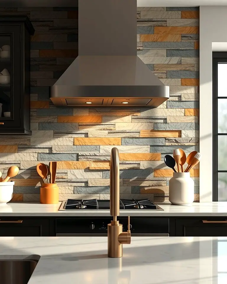 Natural Stone Backsplash