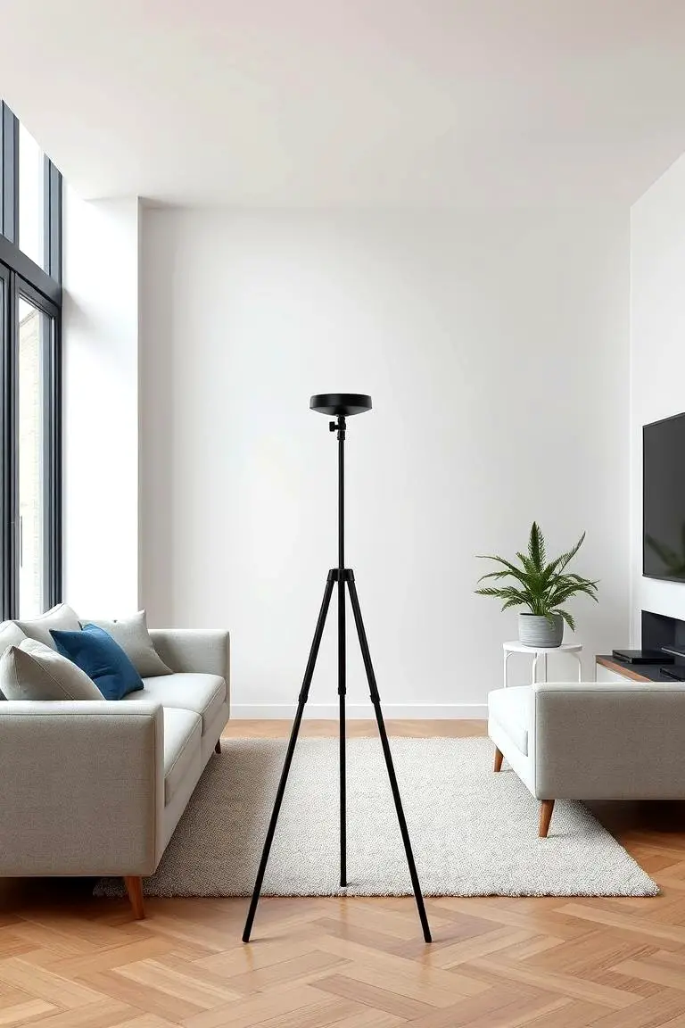 Contemporary Tripod Floor Lamp